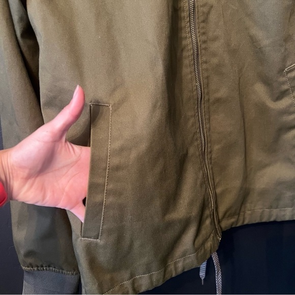Five Four men's jacket M Olive green Army Green Zip
Bomber Jacket Coat - Picture 8 of 14